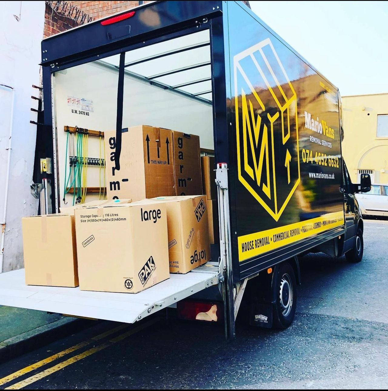 Mario Vans Removal Services Cheap way to move in London